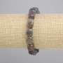 Agate bracelet, bar shape, diameter 9-12x8-10mm ±, length 18cm ±, stretch