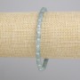Jadeite bracelet cylinder, diameter 5x5mm+- seed beads 3mm+-, length 18cm+- stretch