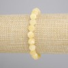 Yellow Agate bracelet multifacted, diameter 8x8mm+- , length 18cm+- stretch