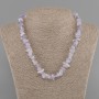 Necklace Sapphirein chip 7-12x3-7mm+-, length 45cm+-, with clasp