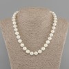 Necklace of Majorca pearls, smooth bead 10mm ±, length 45cm ± with a clasp