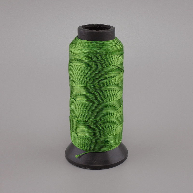 Green bobbin thread, 0.9 mm diameter, nylon monofilament for crafts, 300 m
