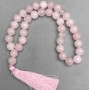 Prayer beads Pink quartz 33 beads, diameter 10mm+