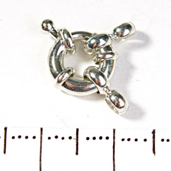 Donut Clasp for Beads and Bracelets 1-Strand Small 9mm