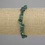 Malachite bracelet, rubble; diameter 5–8 mm, 5×1–3 mm ±, length 18 cm ± stretch