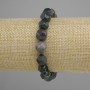 Bracelet Jasper multifaceted, diameter 10x9mm +- , length 18cm +- stretch