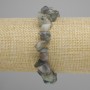 Labradorite chip bracelet, diameter 9-16x3-9 mm +-, length 18 cm +- stretch