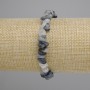 Bracelet Rutilated quartz Hair Quartz chips, diameter 7-10x1-3 mm +/-, length 18 cm +/- stretch