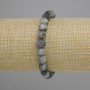 Hawk's Eye bracelet, faceted cubic beads, diameter 7–8 mm ±, length 18 cm ± on stretch