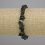 Jadeite bracelet, chip beads, diameter 7-9x2-4mm (+/-), length 18cm (+/-) stretch