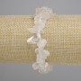 Bracelet Mountain Rock Crystal tumbled, diameter 10-16x5-9mm ±, length 18cm ± stretch