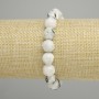 Adular bracelet faceted, diameter 10x9mm +- , length 18cm +- stretch