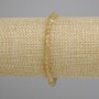 Citrine bracelet faceted cube, diameter 4x4mm +/-, length 18cm +/- stretch
