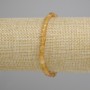 Bracelet Citrine Faceted Cubes, Diameter 4×4mm +/-, Length 18cm +/- Stretch