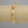 Citrine tumbled bracelet, diameter 9-12x8-9mm +- , length 18cm +- stretch