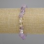 Amethyst tumbled bracelet, diameter 7, 5-9-8-9mm +- , length 18cm +- stretch