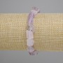 Amethyst bracelet, unprocessed natural stone, diameter 6-10x8-13mm +- , length 18cm +- stretch