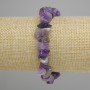 Amethyst chip bracelet, diameter 12-15x7-9, 5mm+-, length 18cm +- stretch