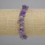 Amethyst Crystal Bracelet, diameter 7-10x2-4mm +/-, length 18cm +/- stretch
