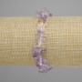 Amethyst chip bracelet, diameter 5-10x2-4mm +/-, length 18cm +/- stretch