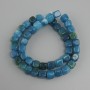 Apatite beads cube, diameter 7, 5-9mm ±, length 39cm ±