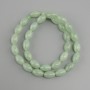 Jadeite beads grain, diameter 12, 5×8mm ±, length 38cm ±