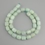 Jadeite beads barrel, diameter 11x9mm +/-, length 38cm +/-