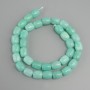 Aquamarine barrel beads, diameter 11x10-10, 5mm+-, strand length 37cm+-