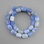 Agate barrel beads, diameter 14x10mm +/-, length 38cm +/-