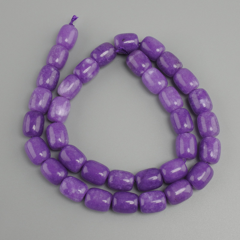 Sugilite barrel beads, diameter 10, 5-11x9mm+-, length 38cm+-