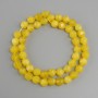 Citrine beads faceted, diameter 8x7mm +/-, length 37cm +/-