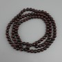 Beads Red Tiger's Eye (single) smooth round bead, diameter 8mm ±, length 80cm ± on a fishing line