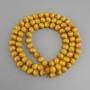 Yellow Tiger's Eye beads (artificial) smooth round bead, diameter 10mm±, length 80cm± on a nylon thread