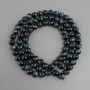 Tiger's Eye beads (artificial) smooth round bead, diameter 10mm+- , length 80cm+- on a string