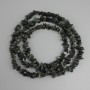 Jadeite chip beads, diameter 6-12x2-5 mm +-, length 80 m +- on fishing line