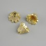 Price per 1 pc. Fitting end cap, diameter 12x8mm ± hole, diameter 1.3mm ± gold-tone metal