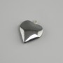 Hematite heart pendant, diameter 20x20 mm+