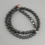 Hematite beads faceted, diameter 8x6, 5mm+- , length 40cm+