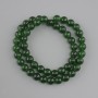 Chrysoprase beads, smooth round bead, diameter 8mm +/-, strand length 38cm +/-