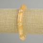 Citrine cylinder bracelet, diameter 18x8mm +/-, length 18cm +/- stretch