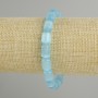Bracelet blue Cat’s Eye cylindrical, diameter 11×8mm ±, length 18cm ± stretch