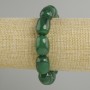 Agate bracelet barrel shape, diameter 18x13 mm ±, length 18 cm ± on stretch