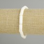 Pearl (mother-of-pearl) cylinder bracelet, diameter 15x6mm +- , length 18cm +- stretch