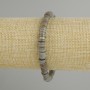 Bracelet with Scapharca shell (safarka) rondelle, diameter 6×1, 5-2mm ±, length 18cm ± stretch