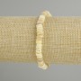 Bracelet with Scallop Shell (Scapharca) Rondelle, diameter 6x1, 5-2 mm ±, length 18 cm ± stretch