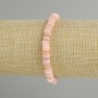 Bracelet made of Scapharca shell (Scallop shell) rondelle, element diameter 6x1, 5–2 mm ±, length 18 cm ± stretch