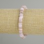 Abalone shell bracelet Scapharca rondelle, diameter 6x2mm+- , length 18cm+- stretch
