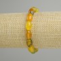 Agate bracelet "Grain" , diameter 12x8mm +/-, length 18cm +/- stretch
