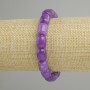 Sugilite bracelet barrel, diameter 11x9mm +/-, length 18cm +/-, stretch
