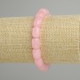 Rose Quartz Bracelet barrel beads, diameter 11x8, 5mm+- , length 18cm+- stretchy